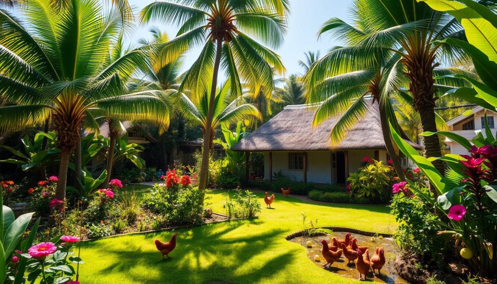 tropical homestead